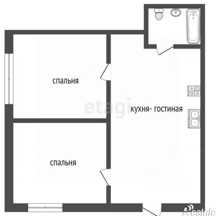 2-комн квартира Ореховая улица, 23А,  д. 23А