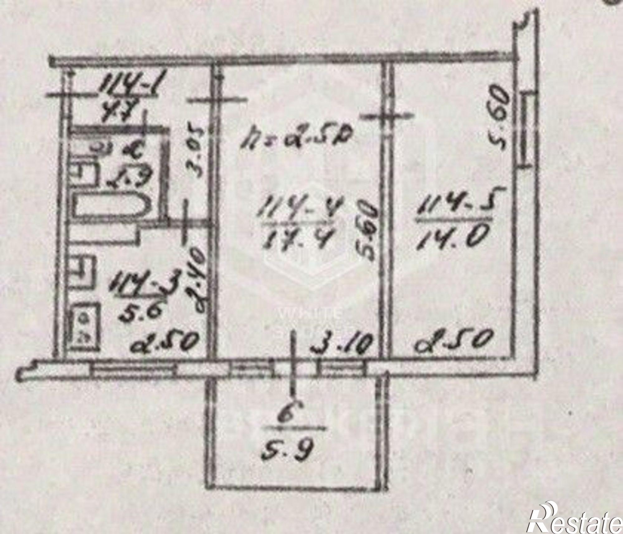 Купить квартиру за 9 500 000 рублей на Красноармейский переулок, 2