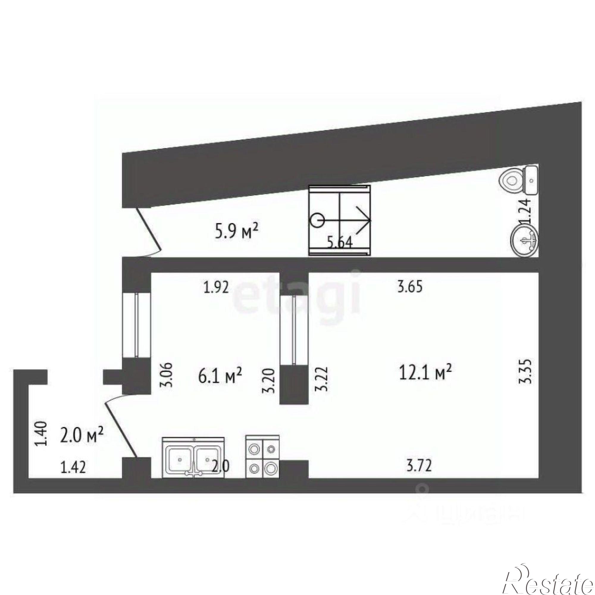Купить квартиру за 6 290 000 рублей на ул Ленинградская, 3