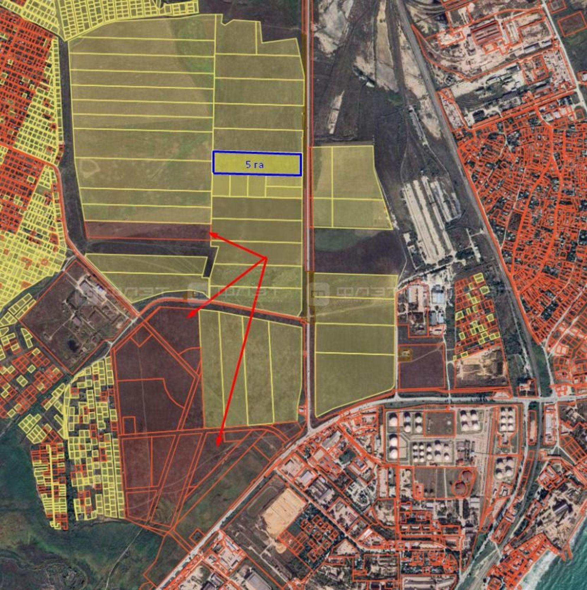 Купить землю, земельный участок за 7 500 000 рублей на ул. Севостопольское