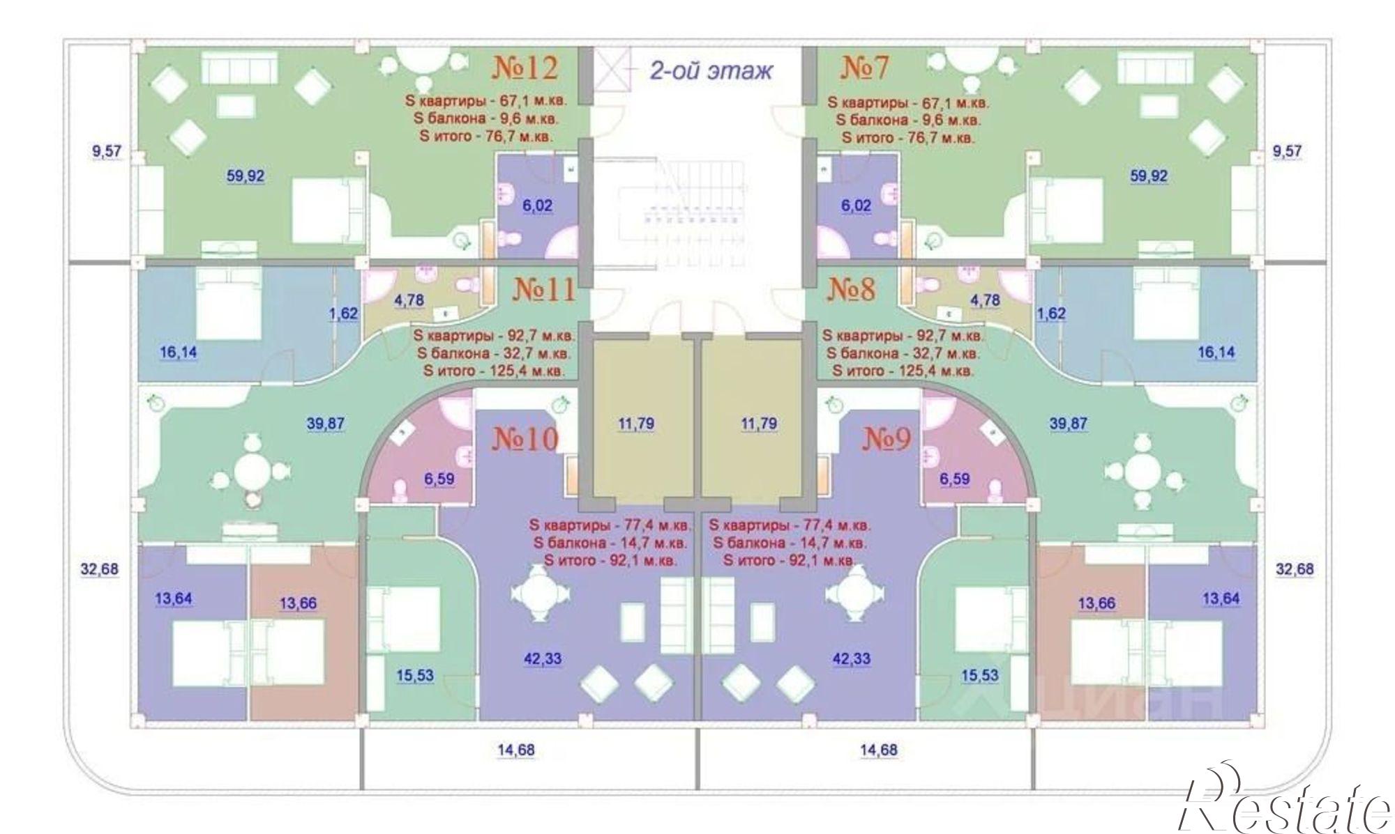 Купить квартиру за 15 500 000 рублей на ул Радужная, 2