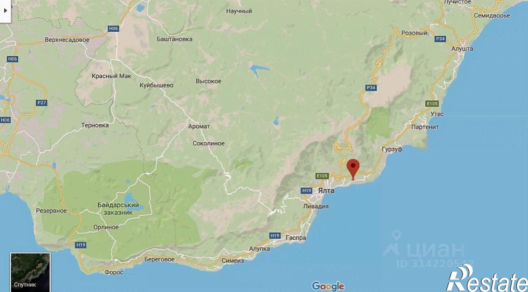 Купить землю, земельный участок за 270 000 000 рублей на муниципальный округ Ялта