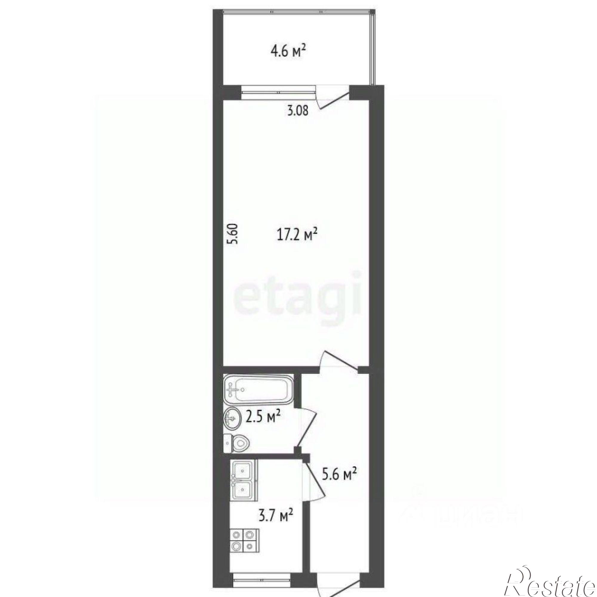 Купить квартиру за 6 800 000 рублей на улица Кирова, 134