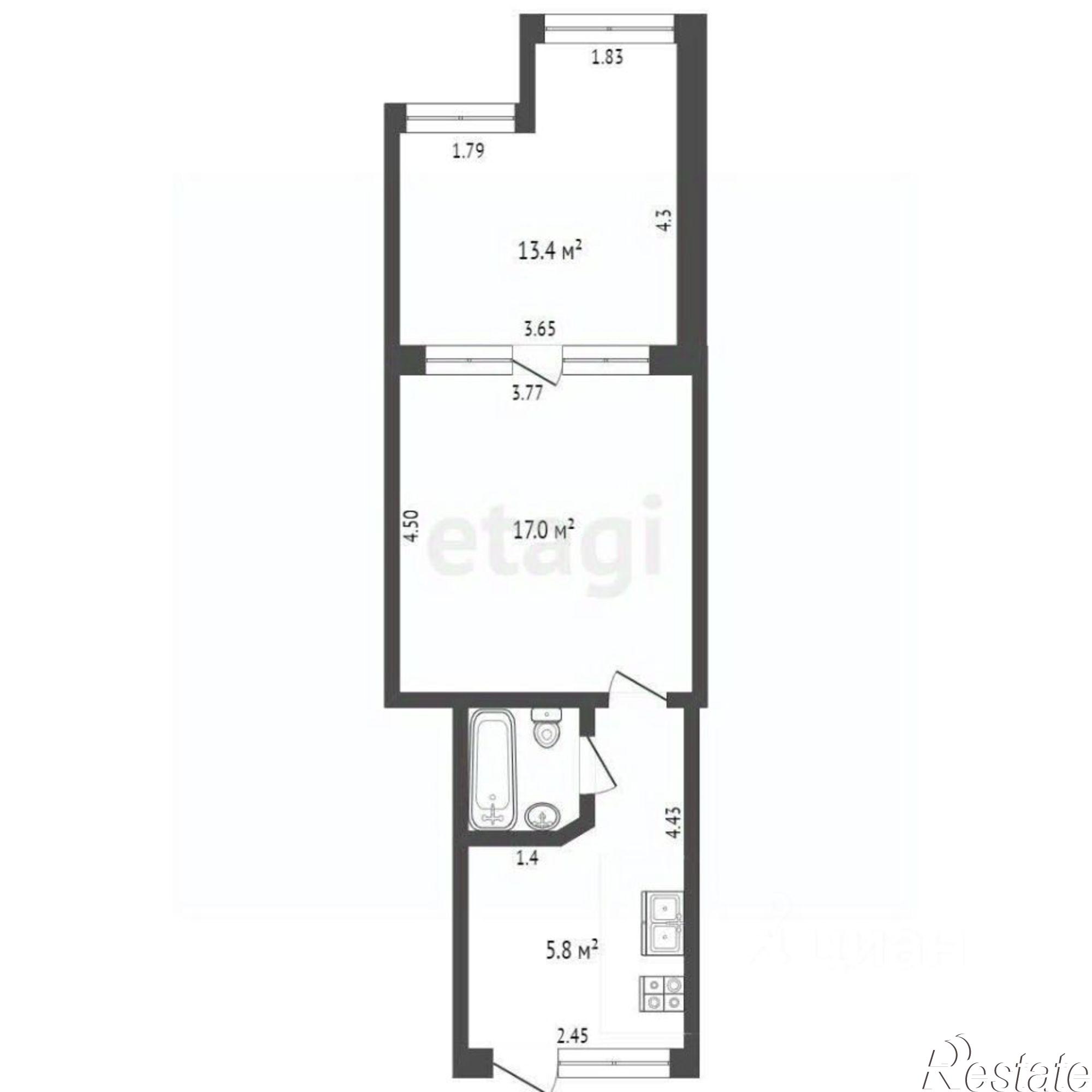Купить квартиру за 10 600 000 рублей на улица Кирова, 12