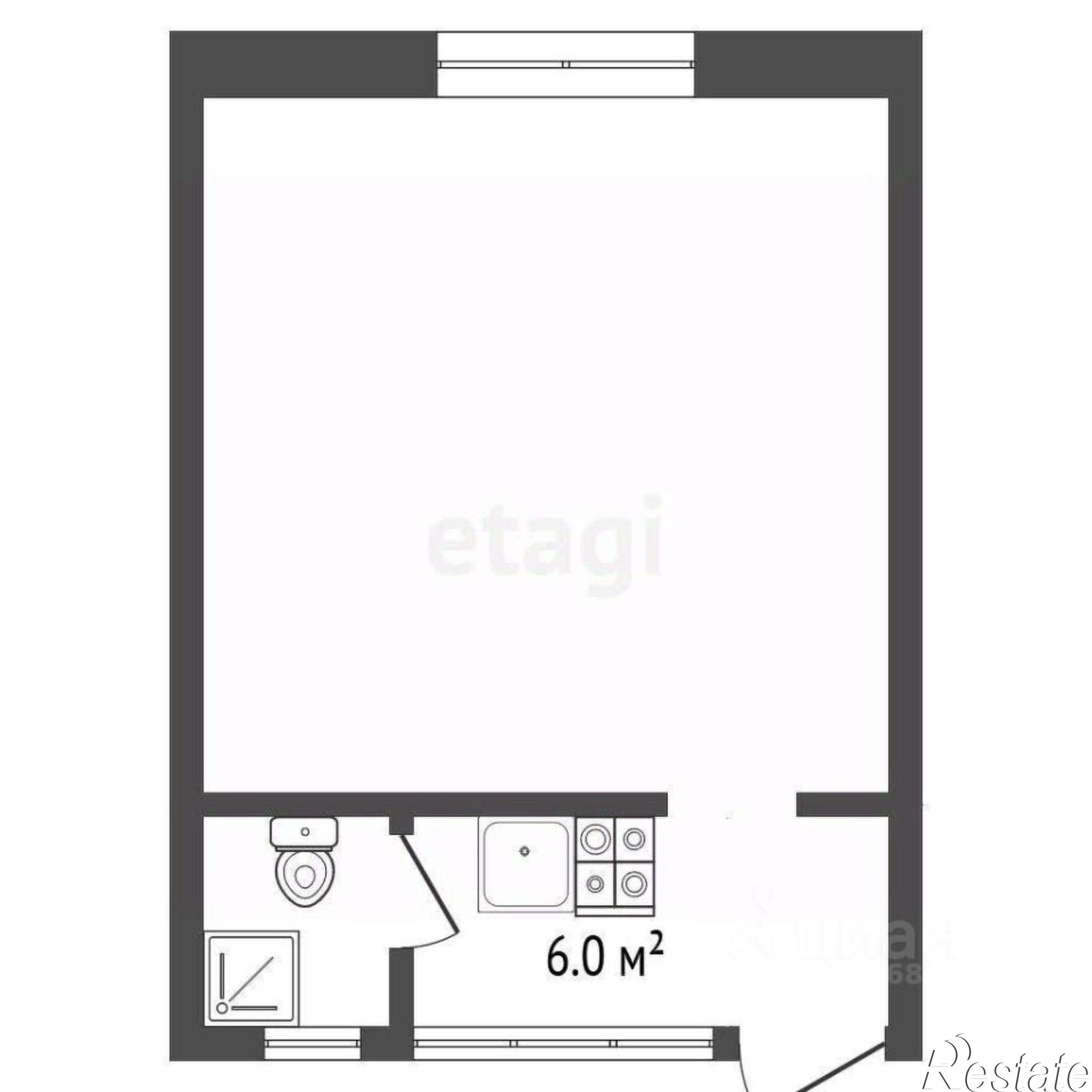 Купить квартиру за 6 000 000 рублей на ул Руданского, 4