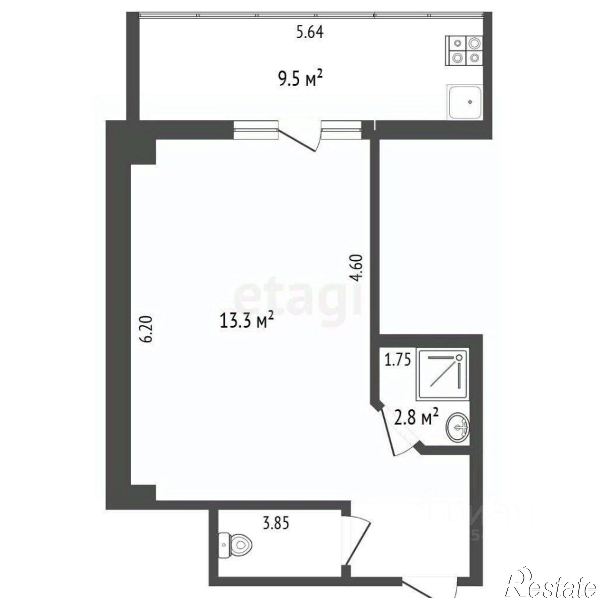 Купить квартиру за 7 500 000 рублей на ул Западная, 24А