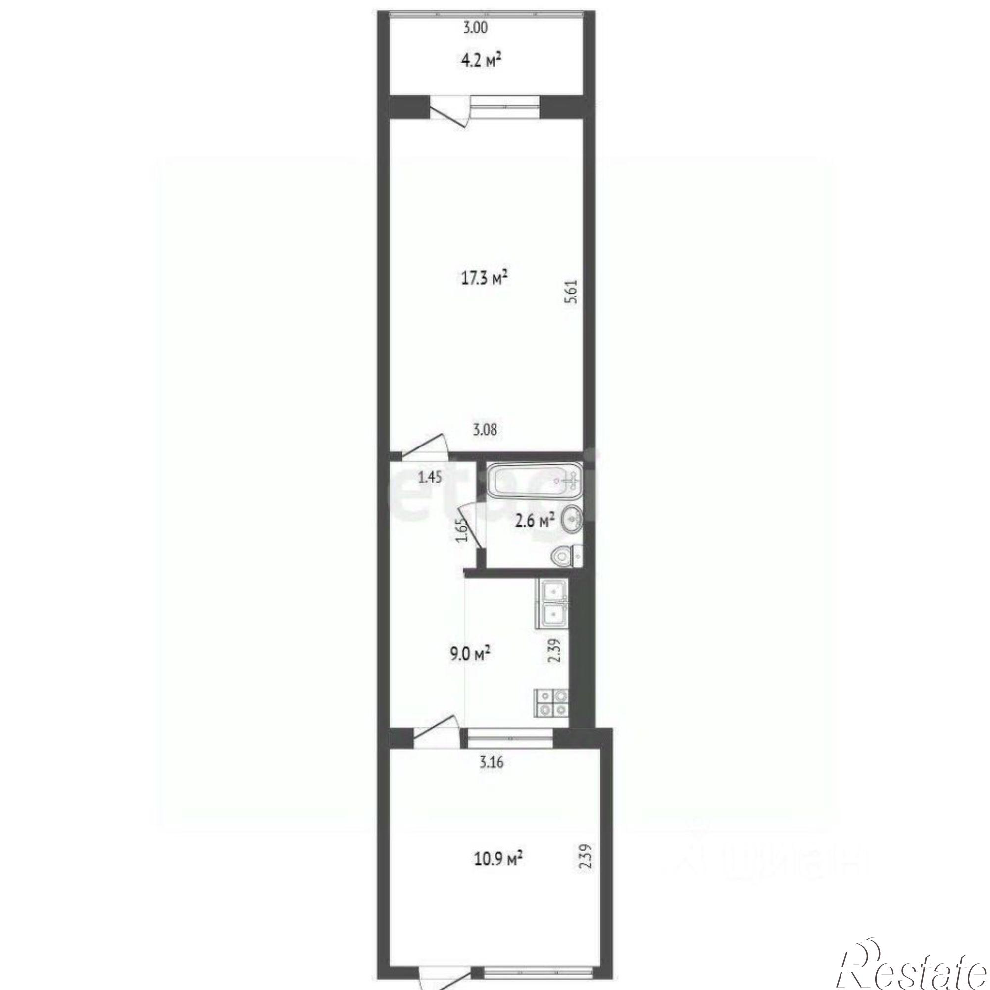 Купить квартиру за 7 300 000 рублей на ул Маратовская, 53
