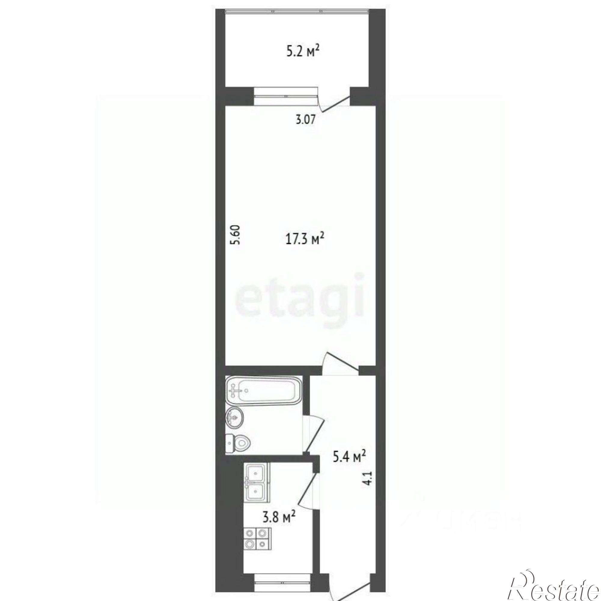 Купить квартиру за 6 990 000 рублей на ул Григорьева, 46