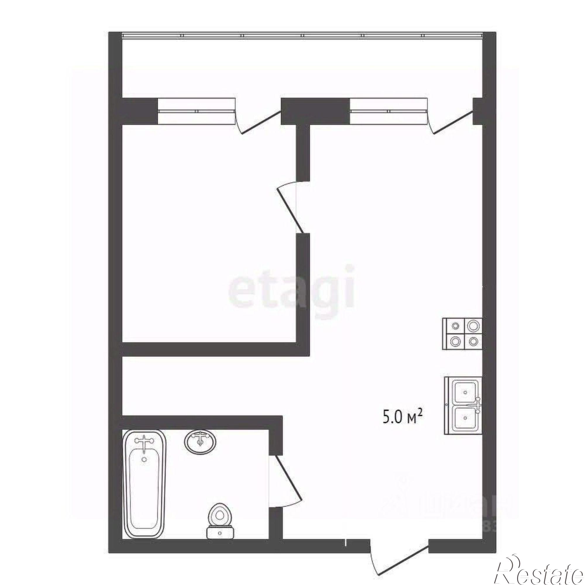 Купить квартиру за 4 700 000 рублей на городской округ Ялта