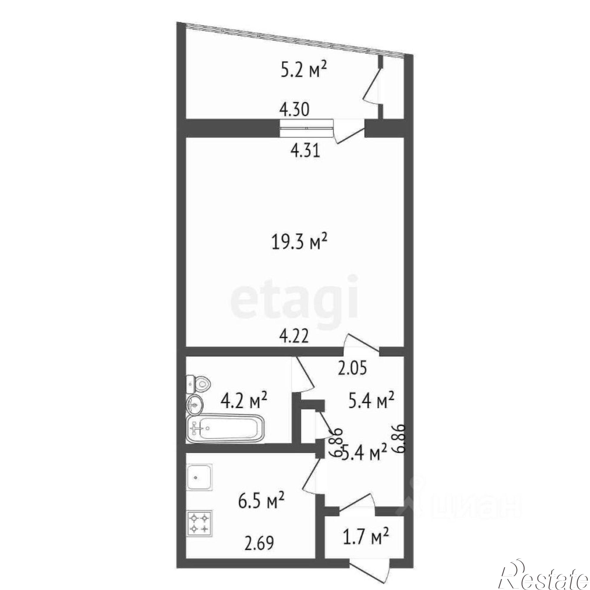 Купить квартиру за 8 500 000 рублей на ул Суворовская, 17