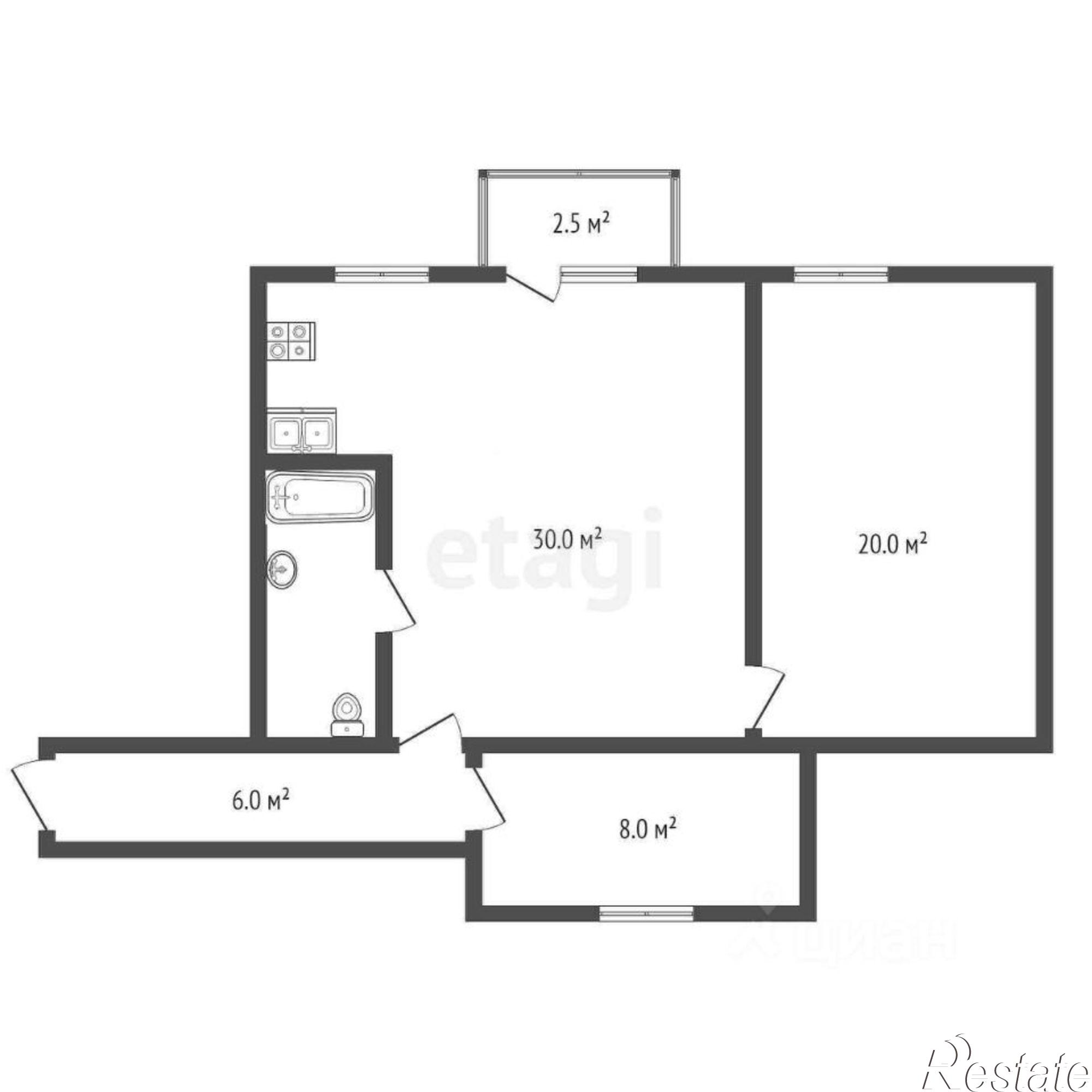 Купить квартиру за 9 997 000 рублей на ул Родниковая, 3