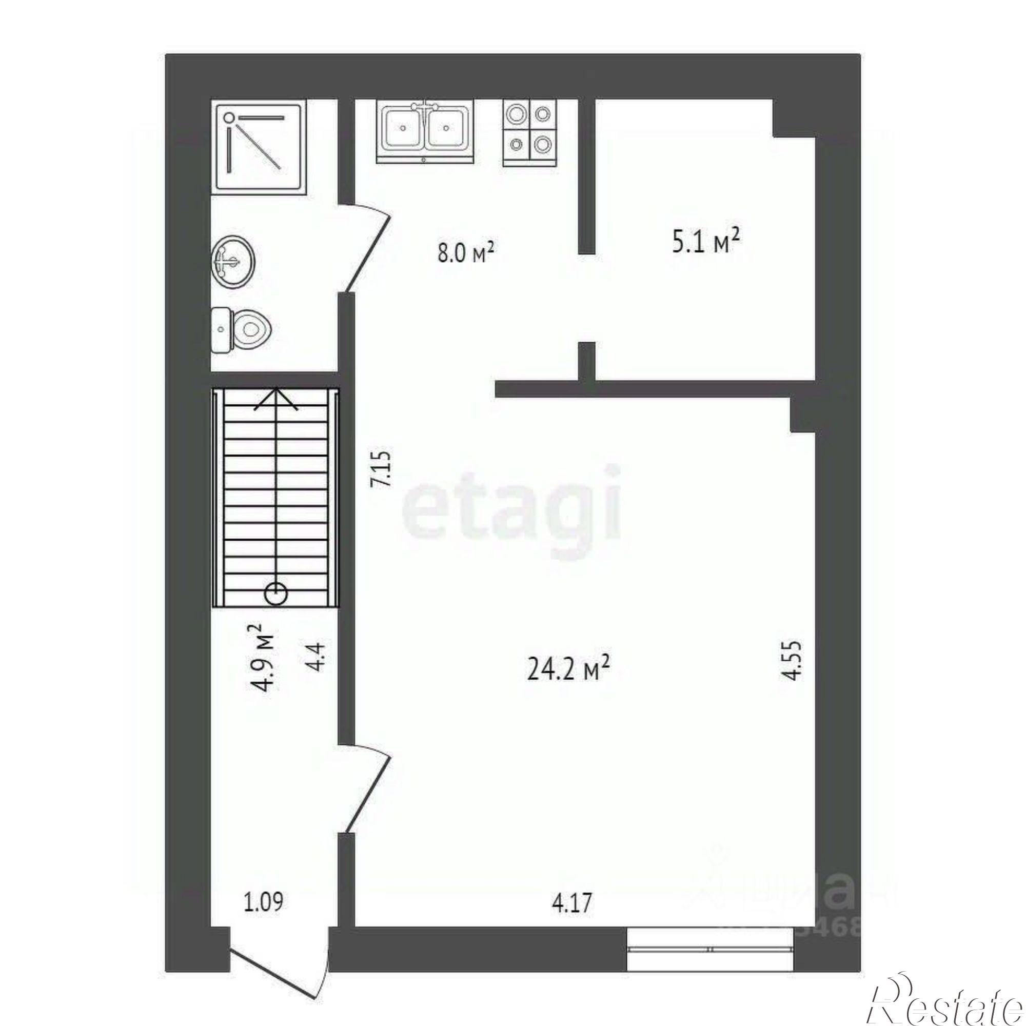 Купить квартиру за 9 700 000 рублей на ул Отрадная, 29