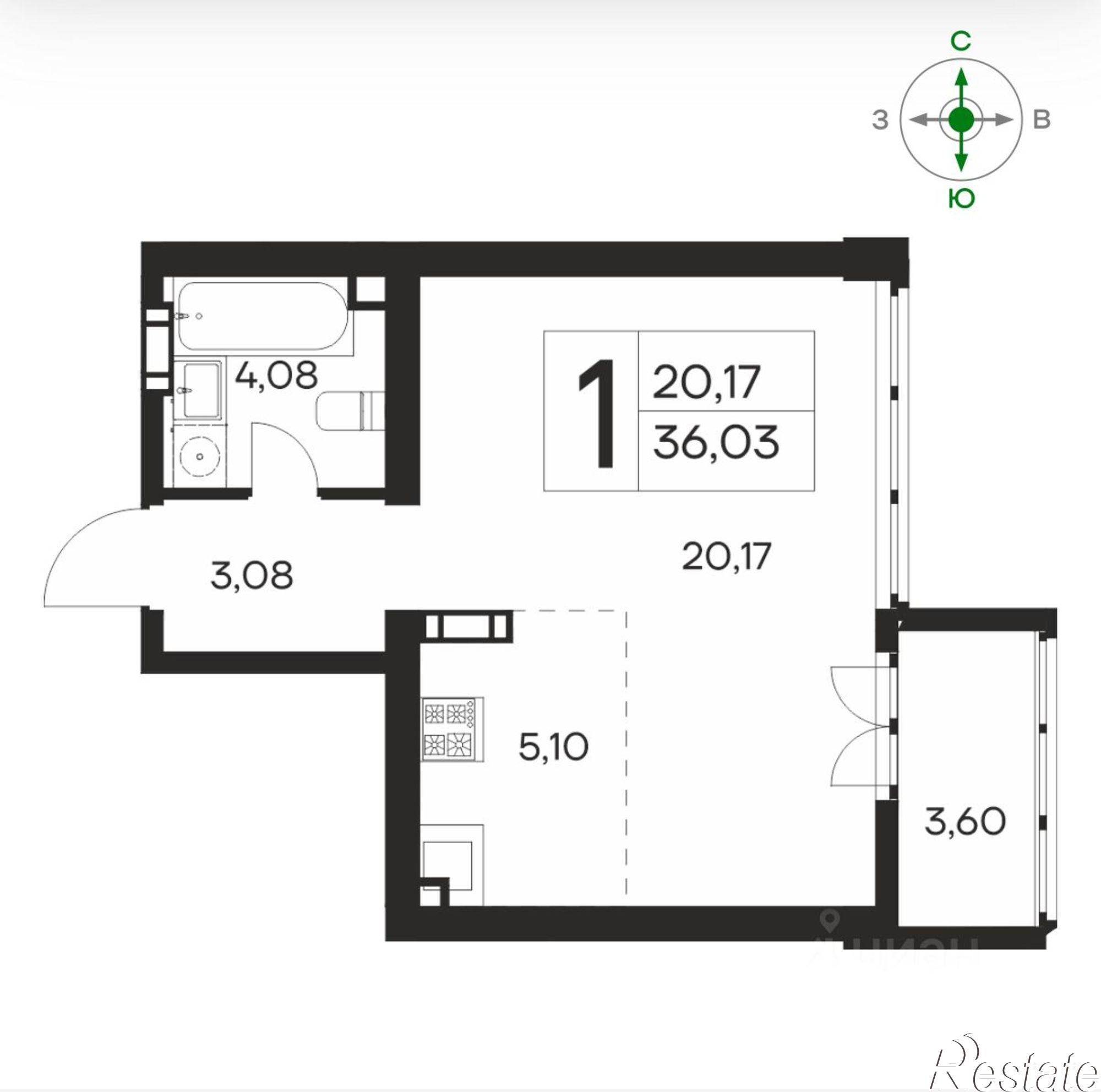 Купить квартиру за 12 171 200 рублей на ул Кирова, 155