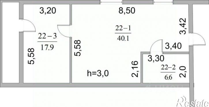 3-комн квартира ул Радужная, 2,  д. 2