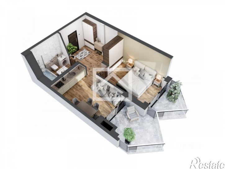 2-комн квартира улица Дражинского, 48,  д. 48