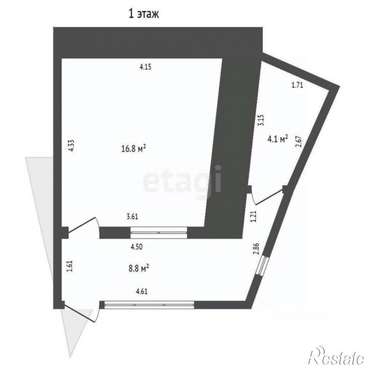 1-комн квартира улица Неуймина, 2,  д. 2