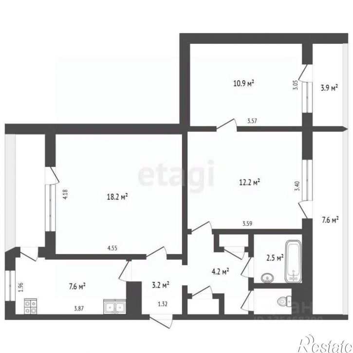 3-комн квартира Южная улица, 62,  д. 62