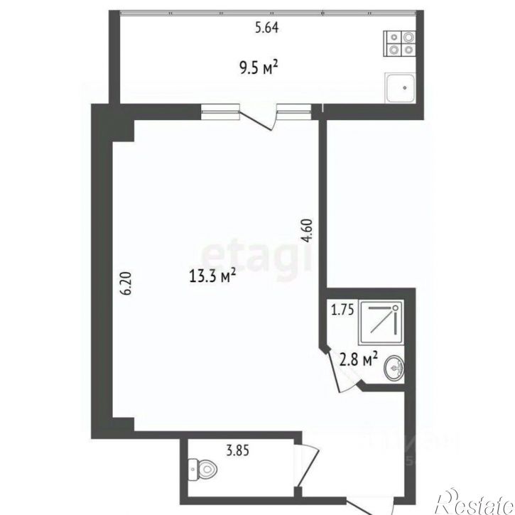 1-комн квартира ул Западная, 24А,  д. 24А