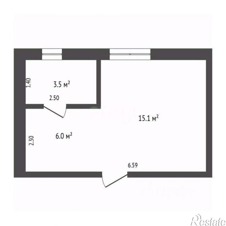 1-комн квартира ул Строителей, 3,  д. 3