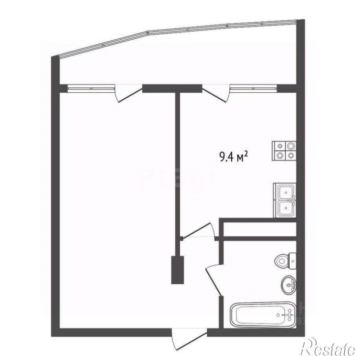 1-комн квартира ул 40 лет Октября, 21,  д. 21