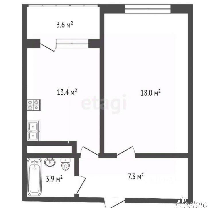 1-комн квартира улица Авроры, 77 к3,  д. 77 к3