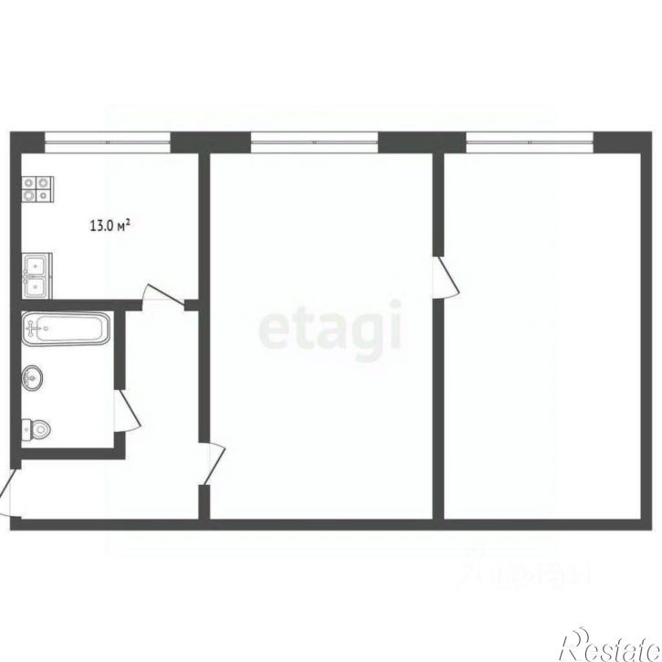 2-комн квартира Красноармейский въезд, 8,  д. 8