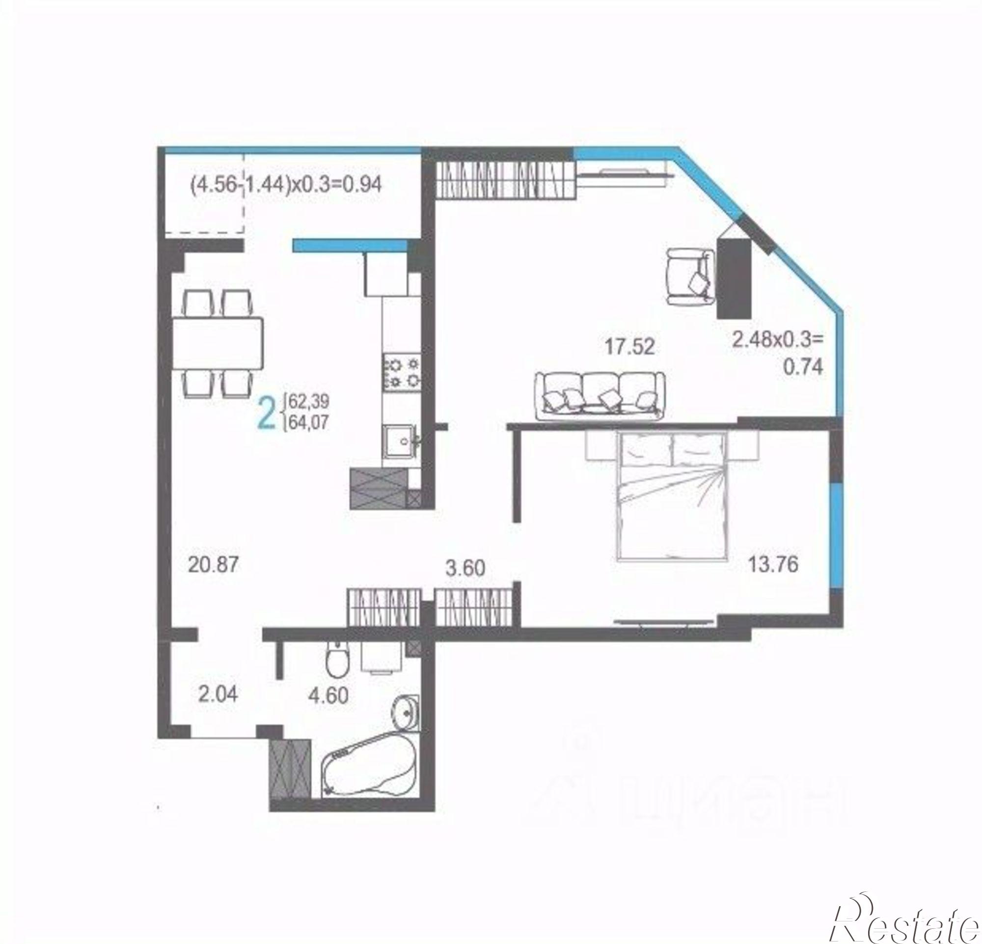 Купить квартиру за 11 642 000 рублей на улица Кирова, 155А к1