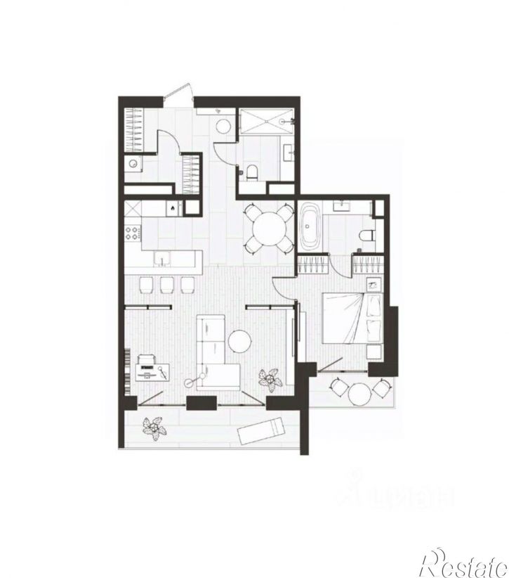 2-комн квартира в новом доме ул Халтурина, 36а,  д. 36а