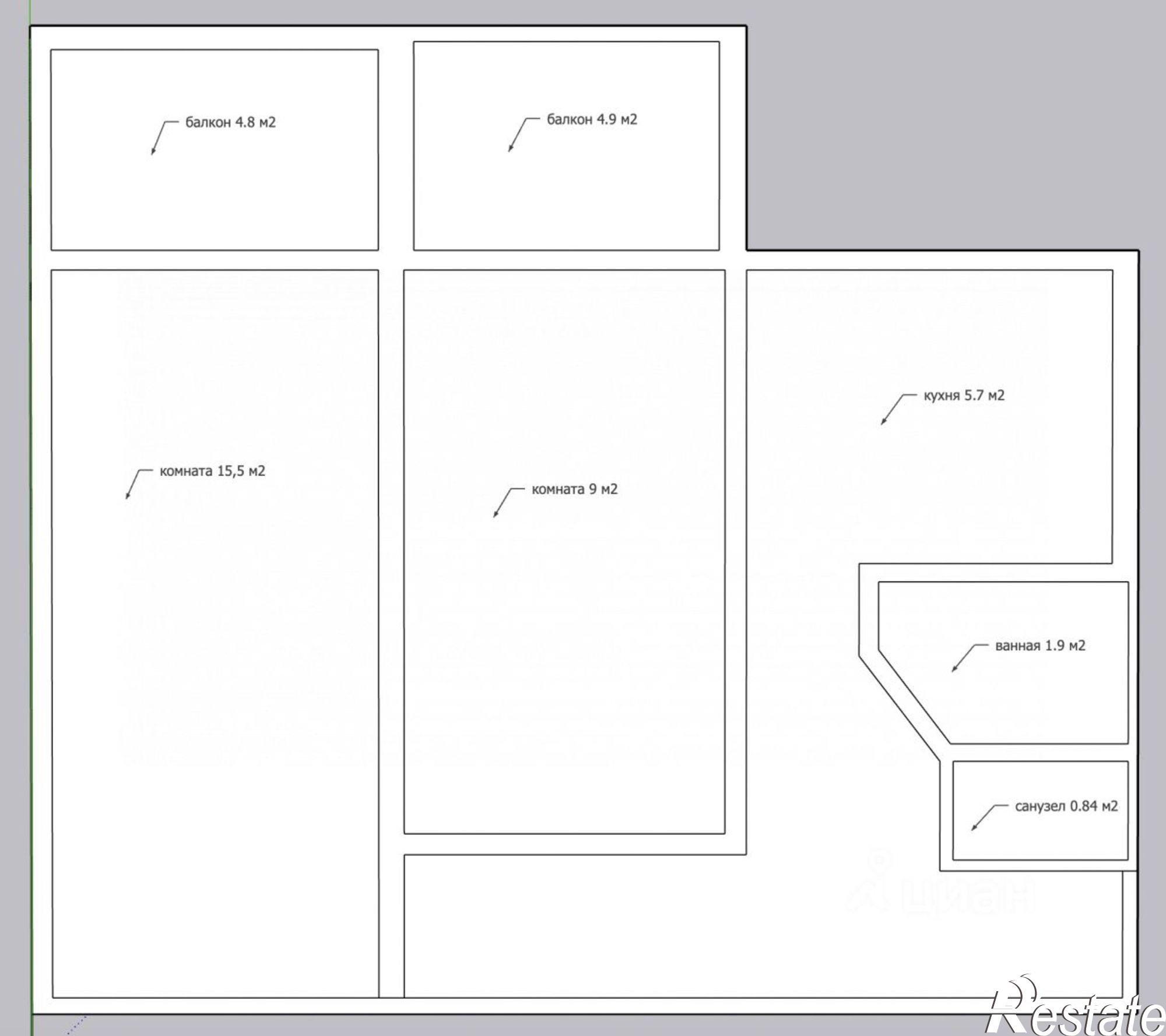 Купить квартиру за 8 100 000 рублей на улица Горького, 30