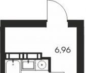 1-комн, 37 кв м, этаж 15/19 улица Кирова, 155А к2