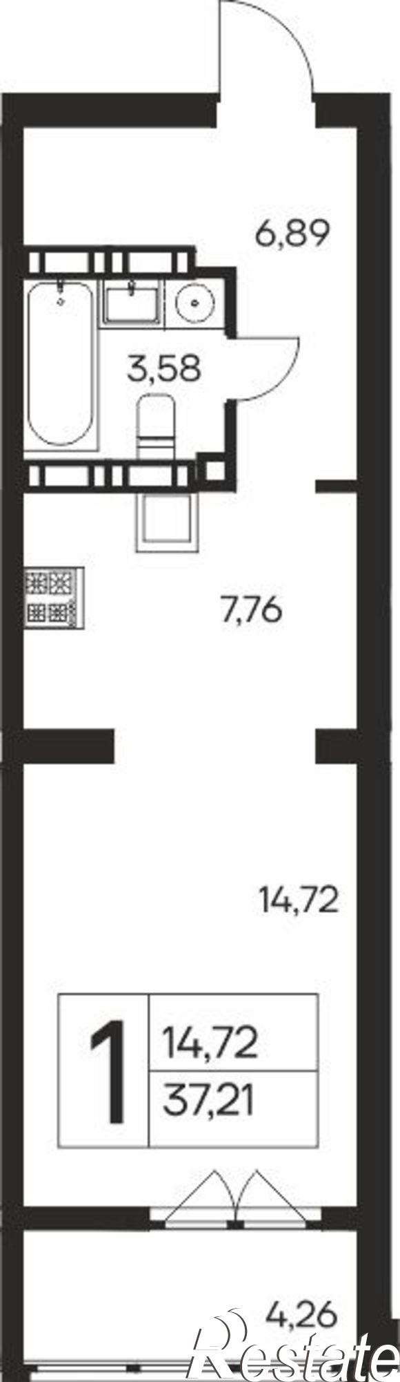 Купить квартиру за 11 074 800 рублей на улица Кирова, 155А к2