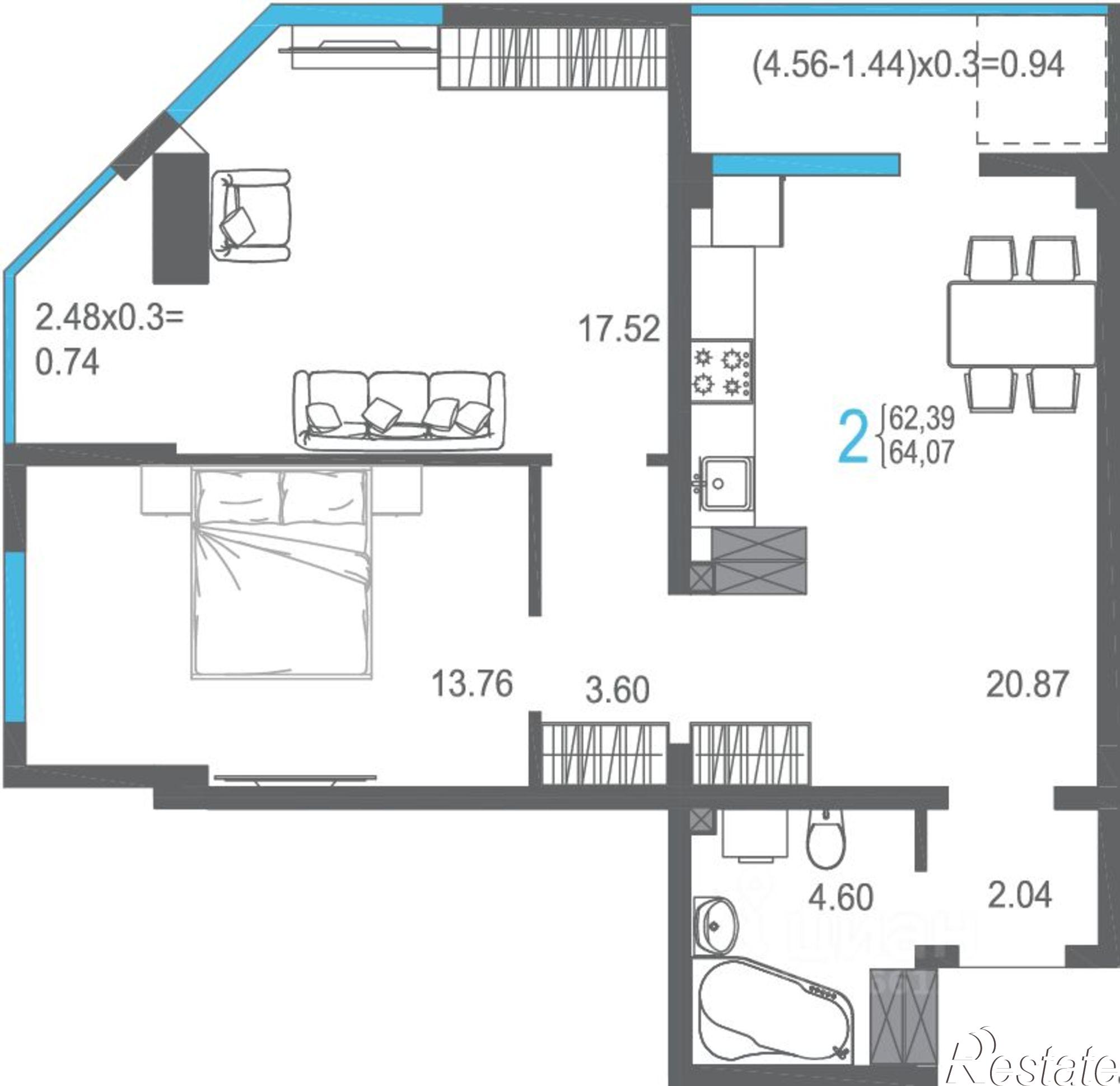 Купить квартиру за 11 642 000 рублей на улица Кирова, 155А к1