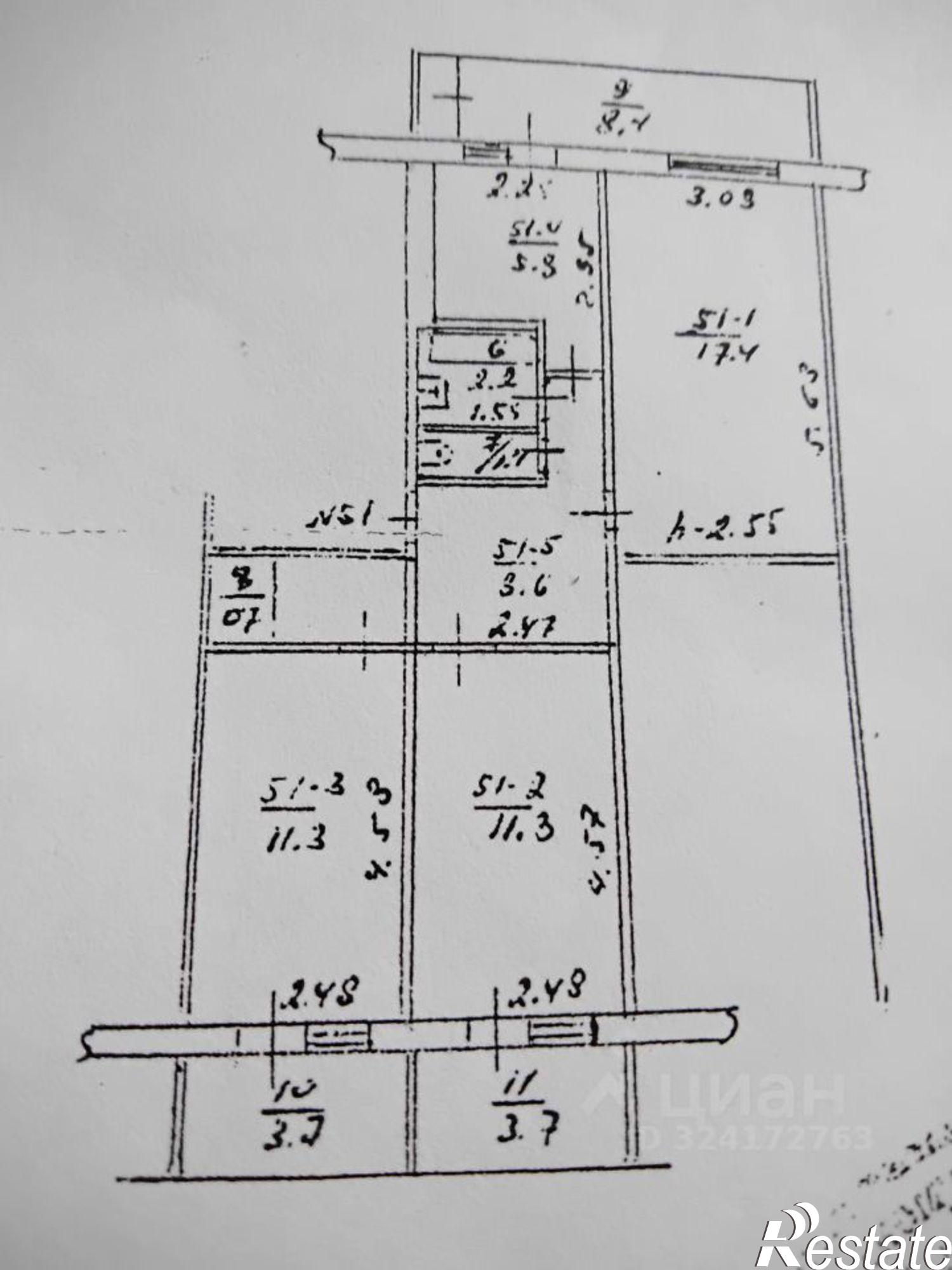 Купить квартиру за 12 500 000 рублей на Киевская улица, 86