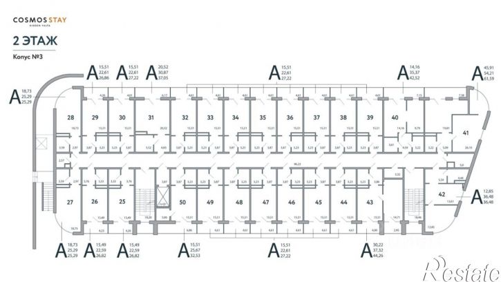 1-комн квартира в новом доме городской округ Ялта
