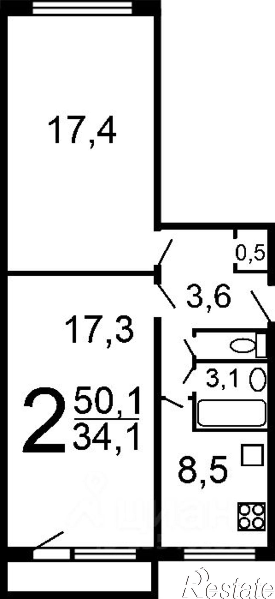 Купить квартиру за 10 900 000 рублей на ул Дзержинского, 30