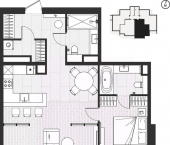 1-комн, 88 кв м, этаж 8/9 улица Халтурина, 36А