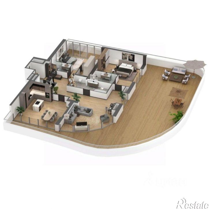 3-комн квартира в новом доме ул Дражинского, 46б,  д. 46б