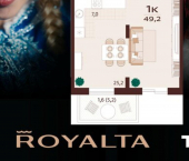 1-комн, 49 кв м, этаж 9/9 ул Изобильная, 2