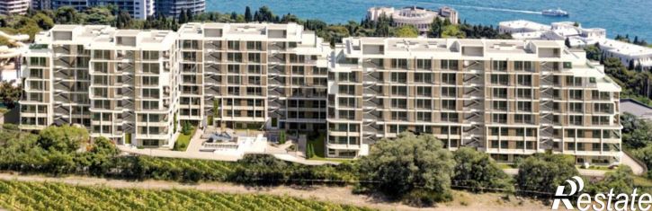 1-комн квартира в новом доме г Ялта, ул Коммунаров, зд 7а стр 2