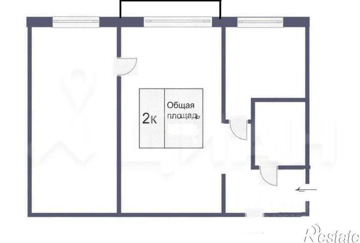 2-комн квартира ул Кривошты, 14,  д. 14