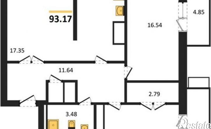 2-комн квартира Бакунинский проезд, 11,  д. 11