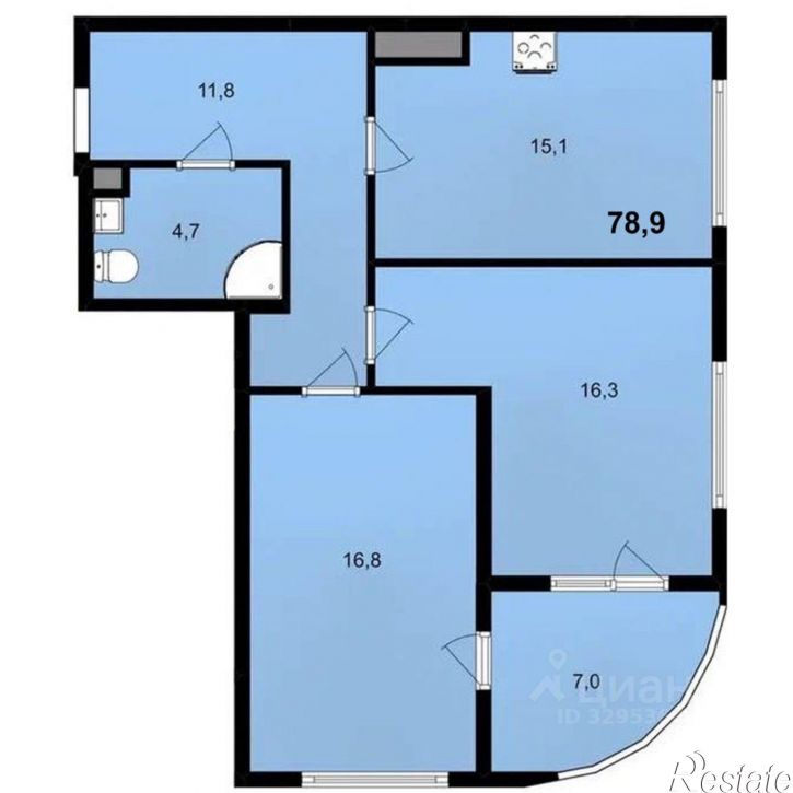 2-комн квартира улица Щорса, 10В,  д. 10В