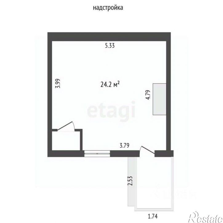 2-комн квартира ул Поликуровская, 5,  д. 5