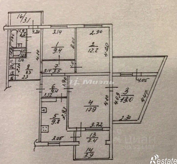 4-комн квартира ул Тимирязева, 35,  д. 35
