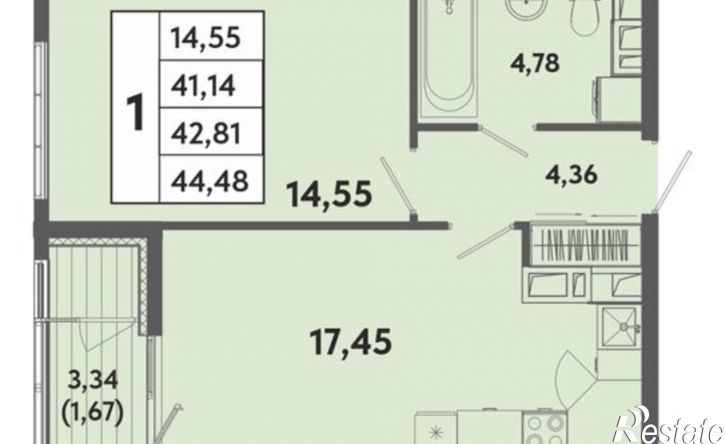 2-комн квартира Красноармейская улица, 29,  д. 29