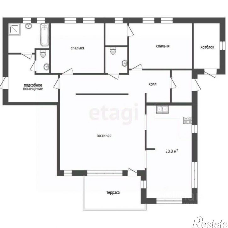 3-комн квартира Севастопольское шоссе, 45,  д. 45