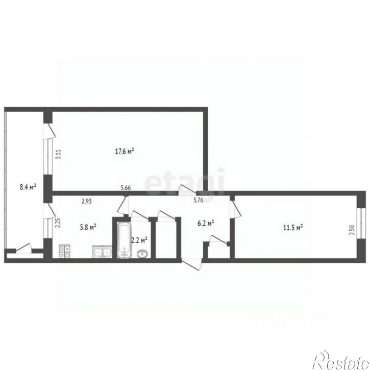 2-комн квартира ул Н.Тамарлы, 15,  д. 15