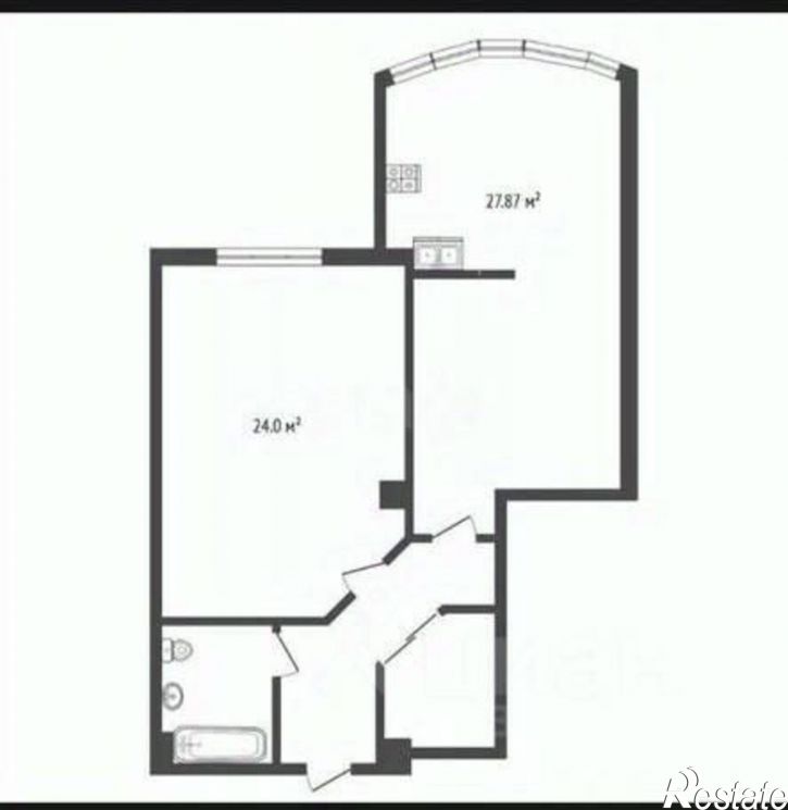 2-комн квартира ул Кривошты, 5,  д. 5