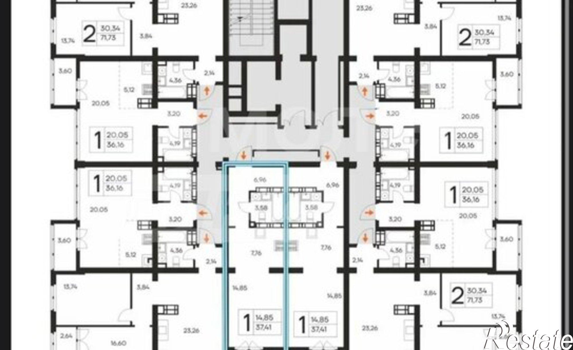 Купить квартиру за 10 701 000 рублей на ул Красных Партизан, 24