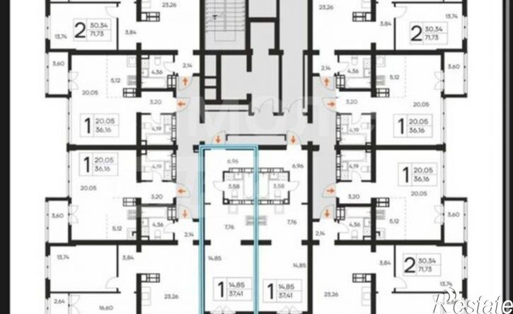 1-комн квартира ул Красных Партизан, 24,  д. 24
